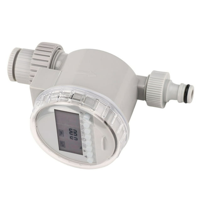 Solar Water Timer, Intelligent Solar Garden Irrigation Timer Energy Saving Automatic Stainless Steel Strainer Convenient For Yard