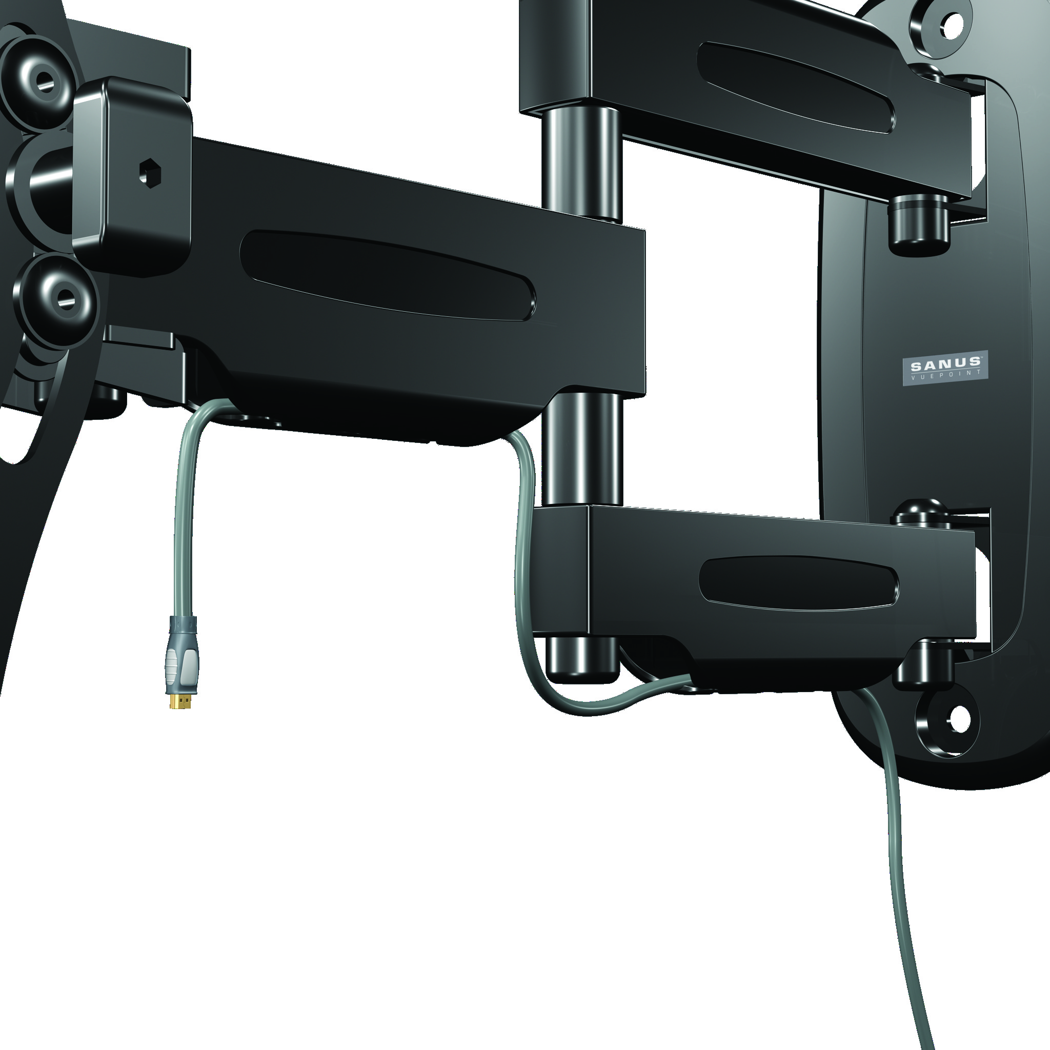 SANUS Full-Motion TV Mount for 32"-55" w/ cable tunnels & 10' HDMI - image 5 of 7