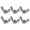 Style C, variant on 6pcs Wing Nuts Resistant Nut Heavy Duty Fasteners set for Builders