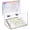 4x6 Inch, variant on Clear 4 x 6 inch Index Card Box with Sign Lid - Index Card Holder Notecard Box Recipe Card Box Plastic Storage Organizer for Filling Index Cards, Note Cards, Flashcards, Recipes