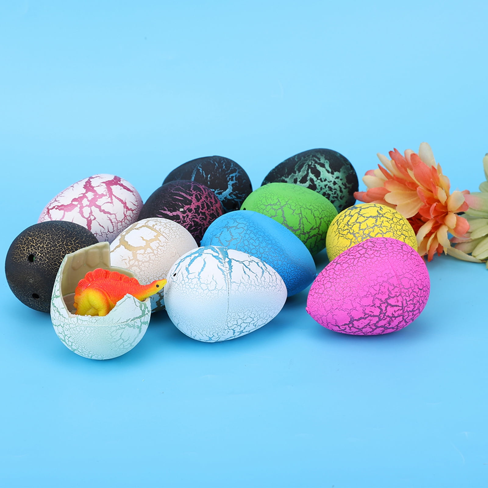 Set De 6 Huevos Arcoíris De Dinosaurios Para Incubar – Crecen En Agua, Regalo Ideal Para Pascua Y Cumpleaños De 3 A 8 Años