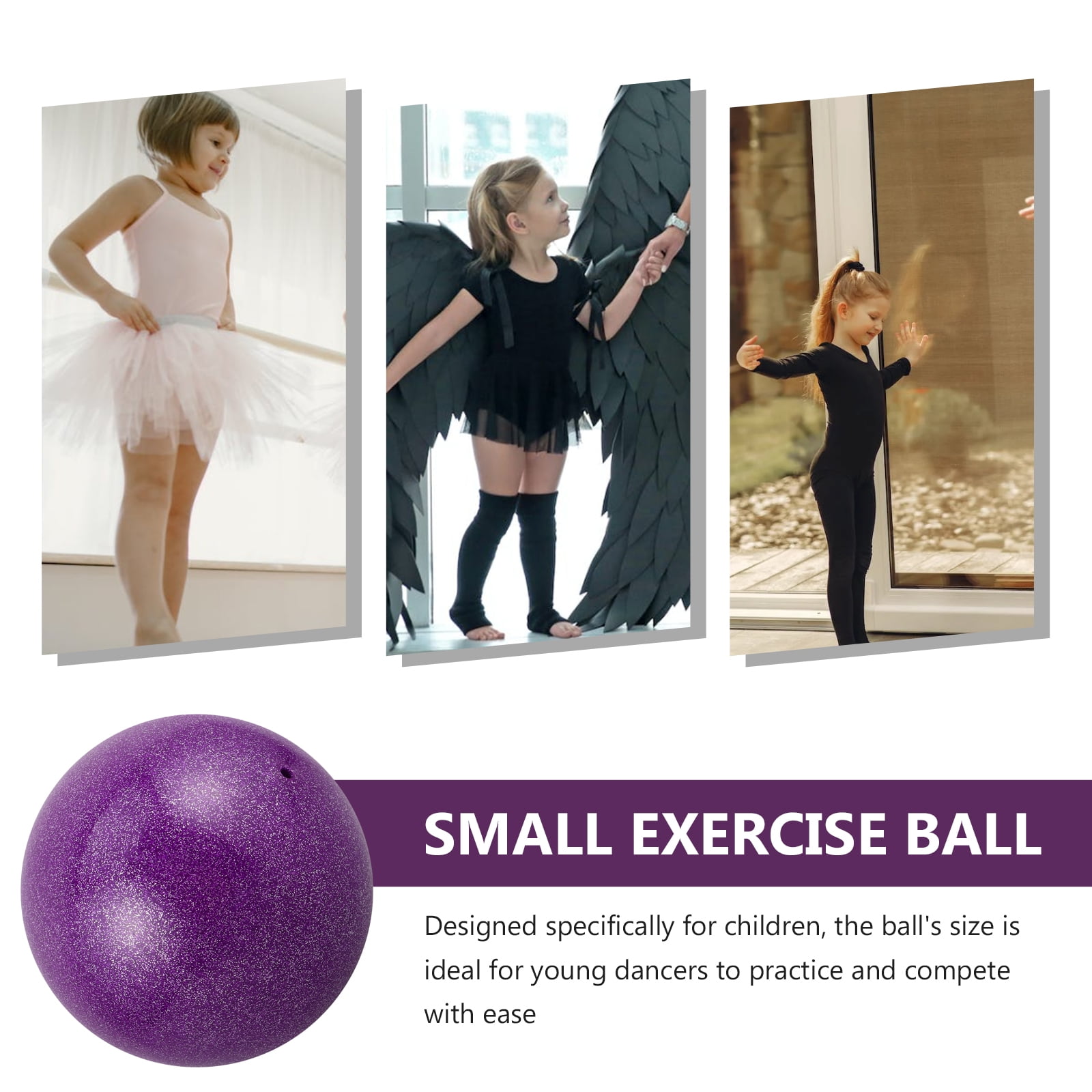 unbranded Gold Bowl Fun Rhythmic Gymnastics Ball Fitness 18.00X18.00X18.00CM Purple