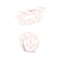 thumbnail image 5 of Hudson Baby Infant Girl Cotton Headband and Scratch Mitten Set, Lace Medallion, 0-6 Months, 5 of 6