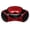 Red, variant on Supersonic 3-Watt-RMS Portable Bluetooth CD Music System with Built-in Speakers, CD Player, AM/FM Radio, and Aux, Dual Power, SC-726BT (Red)