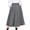 5662-GRAY, variant on TEMOFON Womens Midi Skirt High Waisted A Line Skirt Button Front Long Skirt Casual Winter Skirt Fall Fashion Skirt for Women Black