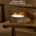 thumbnail image 5 of Nkmbld Clock Cute Cats Alarm Clock LED Night Light Reading Learning Decoration USB Rechargeable Cats Alarm Clock Kids Girls Digital Bedroom Alarm Clock, 5 of 8