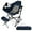 Navy, variant on Gymax Hammock Camping Chair w/ Retractable Footrest & Carrying Bag for Camping Picnic Navy