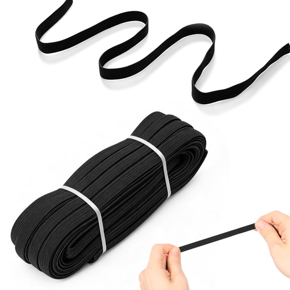 Elastic Band for Sewing 91.86ft Length 0.39in Width Flat Elastic Band for DIY Project Sewing Waistband and Pants Waist High Elasticity