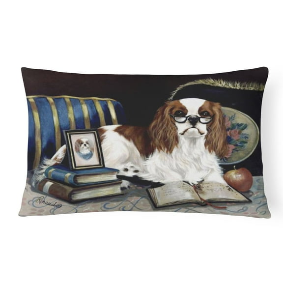 Cavalier Spaniel Perfect Student Canvas Fabric Decorative Pillow
