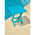 thumbnail image 2 of Gracious Living Quick-Fold Outdoor Side Table - Folding, Resin - Square, Intense Teal, 2 of 2