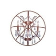 thumbnail image 1 of Elegant Lighting Geneva Transitional 3 Light Royal Cut Crystal Wall Sconce, 1 of 1