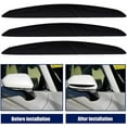 thumbnail image 3 of 4x Black Auto Door Edge Anti-Collision Strips Silica Gel Protector Fit for Most Car Door Rear View Mirror Exterior Door Handles Bumper Protection, 3 of 5