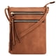 thumbnail image 1 of Bolso bandolera DELUXITY funcional con múltiples bolsillos, color coñac, 1 of 6