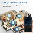 thumbnail image 3 of Tuya WiFi RF433 Smart Switch Module with Remote Control Home Automation DIY MINI Breaker Relay for Alexa Smart,1 x Intelligent on-off switch 1 x Remote control (delivered without 1 12V23A battery), 3 of 8