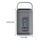 thumbnail image 2 of Soidarity Bomba de aire eléctrica con luz para un inflado rápido y fácil Compresor de aire fácil de usar Estufas de camping gris 1200mA, 2 of 6