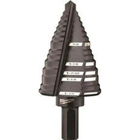 Milwaukee #12 Step Drill Bit, 7/8 In. To 1-3/8 In.