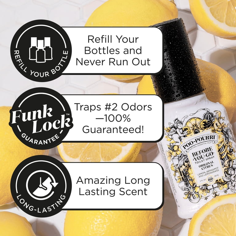 Poo-Pourri, Toilet Spray Refill, 16 Oz, Original Citrus Scent