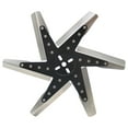 thumbnail image 2 of Derale Cooling Fan 19117 Flex Fan; 17 Inch Diameter x 1-1/8 Inch Depth; 6 Blade; Standard Rotation; Stainless Steel Blade With Black Hub; Up To 8000 RPM; Without Shroud, 2 of 4