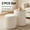 Beige-2pack, variant on Set Of 2 Round Storage Ottomans with Lids - Upholstered Vanity Stools, Hidden Storage Benches for Living Room, Sturdy Coffee Table Alternative, Easy Assembly