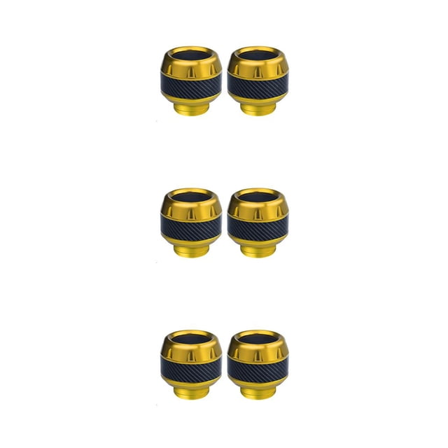 Guardoinrt Pack of 2 Aluminum Alloy Motorbike Protector Replacement Parts Front Fork Cups Sliders Crash Modification Racing Gold 3Set
