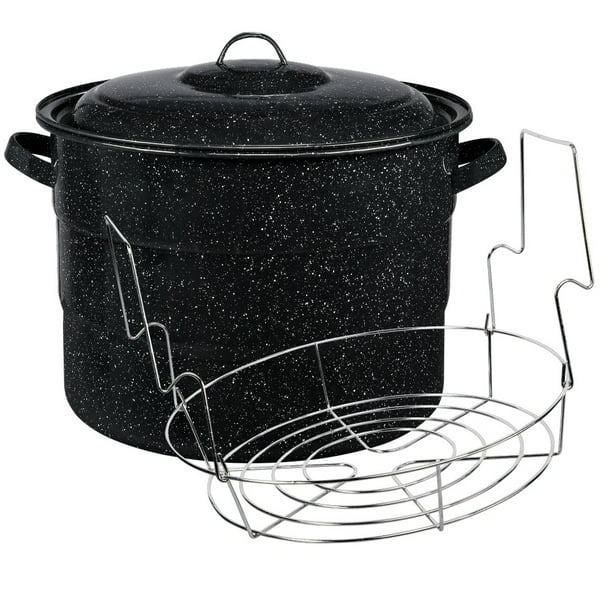Granite Ware 21.5Quart Water Bath Canner with Jar Rack