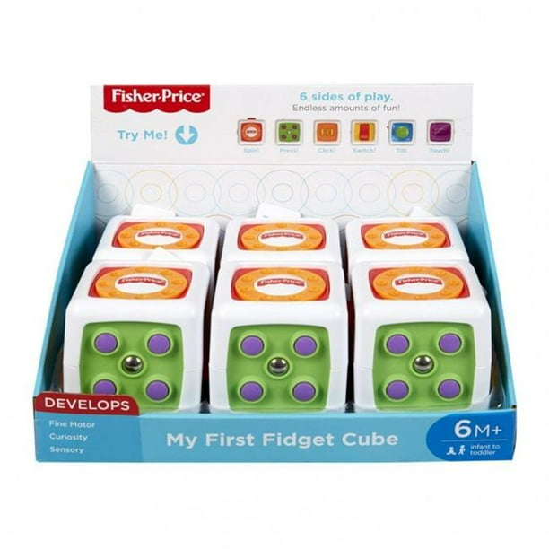 Mattel Mttfwp34 Fisher Price My First Fidget Cube Toys 6 Piece Walmart Com Walmart Com