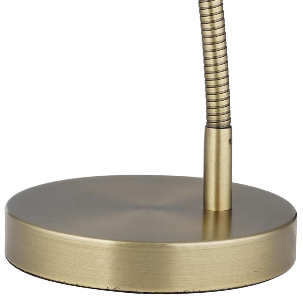 Lampe de bureau industrielle-moderne, laiton antique, Mainstays