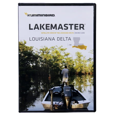 Humminbird 600050-1 LakeMaster Louisiana Delta Aerial View V1 (Legacy)