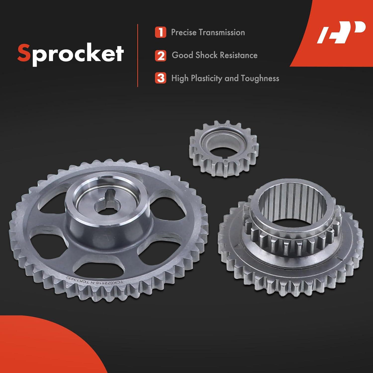 A-Premium 11PC Engine Timing Chain Kit W/Tensioner – Fits Acura RSX & Honda Civic 2.0L/2.4L DOHC