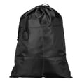 thumbnail image 1 of Unique Bargains 19.7' Height Clothes Storage Double Drawstring Bag for Camping, Black, 1 of 5