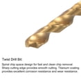 thumbnail image 4 of Uxcell 1/4-32 UNEF Straight Flute Tap and 5.5mm Drill Bit Set High Speed Steel Titanium Plated, 4 of 6