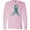 AD-Pink, variant on Inktastic Ovarian Cancer Awareness Teal Ribbon Made of Hearts Long Sleeve T-Shirt