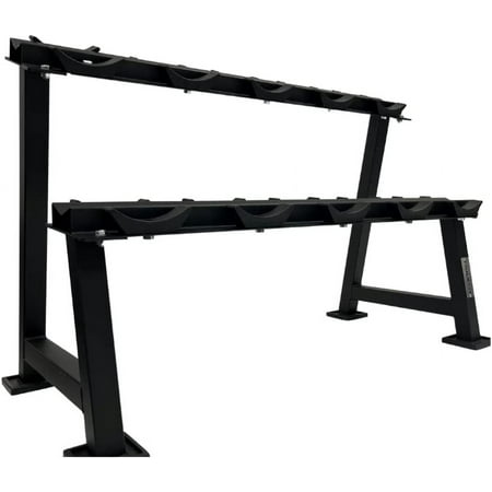 Hulkfit 2 Tier Adjustable Dumbbell Weight Storage Rack with 10 Removable Cups