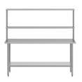 thumbnail image 5 of Flash Furniture Reader Portable Prep and Work Table Galvanized Steel Undershelf (NHWT3072OSH), 5 of 9