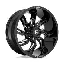 Fuel D747 Lockdown 20X9 6X135 1Et 124.3Cb Gloss Black Milled Wheel