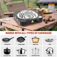 thumbnail image 3 of 1000W Portable Kitchen Electric Single Burner Hot Plate Cooktop Cooking Stove Us, 3 of 6