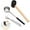 3Pcs, variant on Bxaolu Coconut Opener Tool Set, Food Grade Coconut Opener, Safe & Easy to Open Young Coconuts Tool, Coconut Scraper for Kitchens,Picnics and Beach Vacations