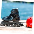 thumbnail image 3 of FRCOLOR 1Set Inline Skate Brake Pad Black Roller Skates Accessories Easy Install Sturdy Material, 3 of 7