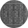 thumbnail image 1 of Ahgly Company Indoor Round Persian Gray Traditional Area Rugs, 6' Round, 1 of 1