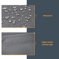 thumbnail image 5 of ACEGOSES Patio Market Table Umbrella Covers Zippered Waterproof Outdoor Parasol Deck Umbrella Cover, Fit for 7.5–11 Feet,Gray, 5 of 7