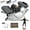 Dark-gray, variant on Lhanel Rock Stepper for Home Workout, Low-Impact Side Stepper with Resistance Bands, Side-to-Side Mini Stepper for Cardio, Weight Loss & Full Body Exercise