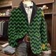 thumbnail image 1 of Ceisia Men's Corduroy Button-Up Party Coat with Pockets Stylish Casual Ceremonial Outerwear Gift, 1 of 8