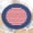 4thjul-red White Star, variant on Boho Round Fitted Tablecloth with Elastic Edge,Water-Resistant Picnic Vintage Orange Carpet Distressed Table Cover for 36"-40" Found Tables Rust Dull Teal tapestry Table Cloth for Dinner,Outdoor,Patio
