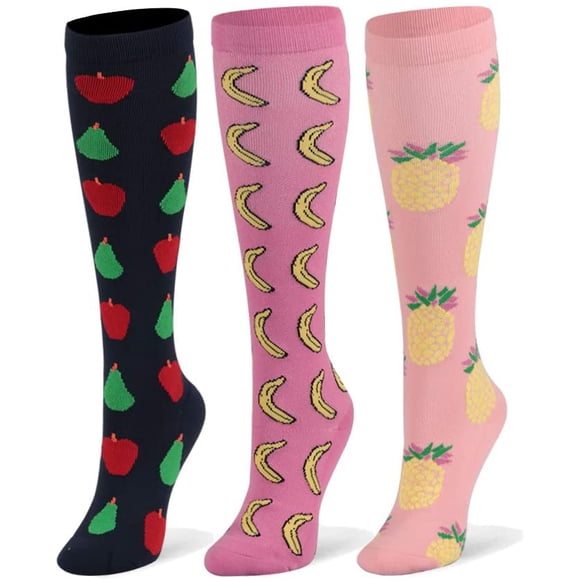 Compression Socks for Men & Women - 20-30mmHg 2 to 6 pairs Compression Stockings for Runners, Edema