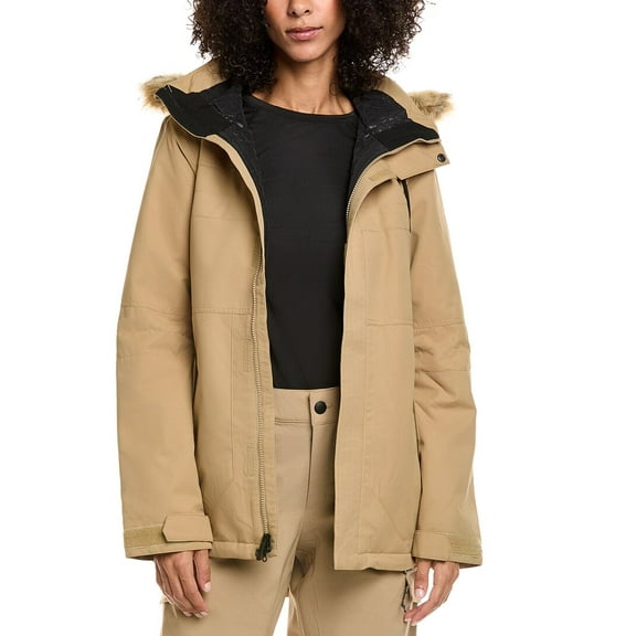 Volcom womens  Fawn Insulated Jacket, XXL, Tan