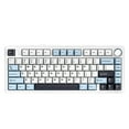 thumbnail image 1 of Teclado Mecánico F75 Personalizable - Teclado Gamer Inalámbrico de Tres Modos con Estructura Gasket, Intercambiable y Retroiluminación RGB Multicolor, 1 of 7
