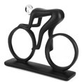thumbnail image 3 of Escultura abstracta moderna artesanal, figura deportiva, estatua, arte tallado, figura de resina (ciclista), 3 of 9