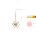 thumbnail image 2 of ANGARA Natural 0.5 Ct. Diamond Drop Earrings in 14K Yellow Gold for Women, 2 of 6