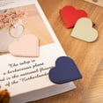 thumbnail image 3 of 8pcs Leather Heart Bookmark,Book Marks for Women,Book Accessories for Reading Lover, 3 of 5