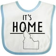 thumbnail image 3 of Inktastic It's Home- State of Idaho Outline Boys or Girls Baby Bib, 3 of 4